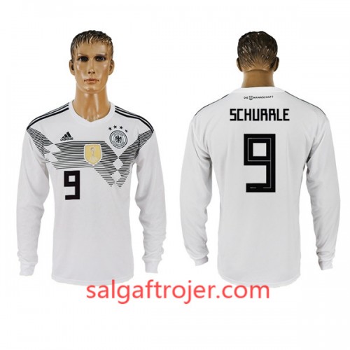 Tyskland Fodboldtrøjer Schurrle 9 Hjemmebanesæt VM 2018 Langærmet Tyskland Fodboldtrøjer Schurrle 9 Hjemmebanesæt VM 2018 Langærmet